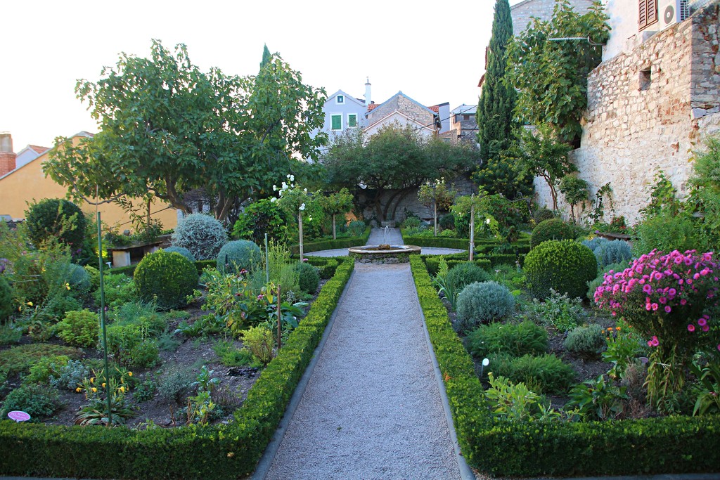 Medieval monastery garden  by kiwinanna