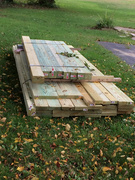 21st Sep 2018 - Lumber delivered  - Joan gets her deck