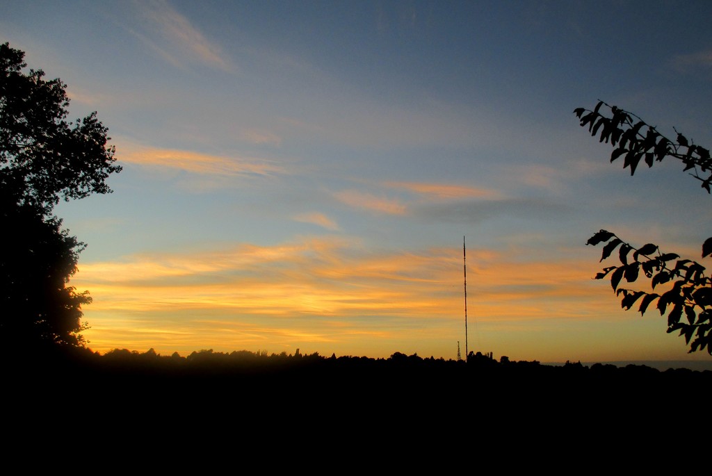 Pretty sky and Sutton Transmitter! by filsie65