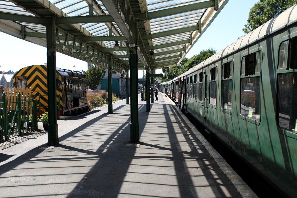23rd July Swanage station by valpetersen