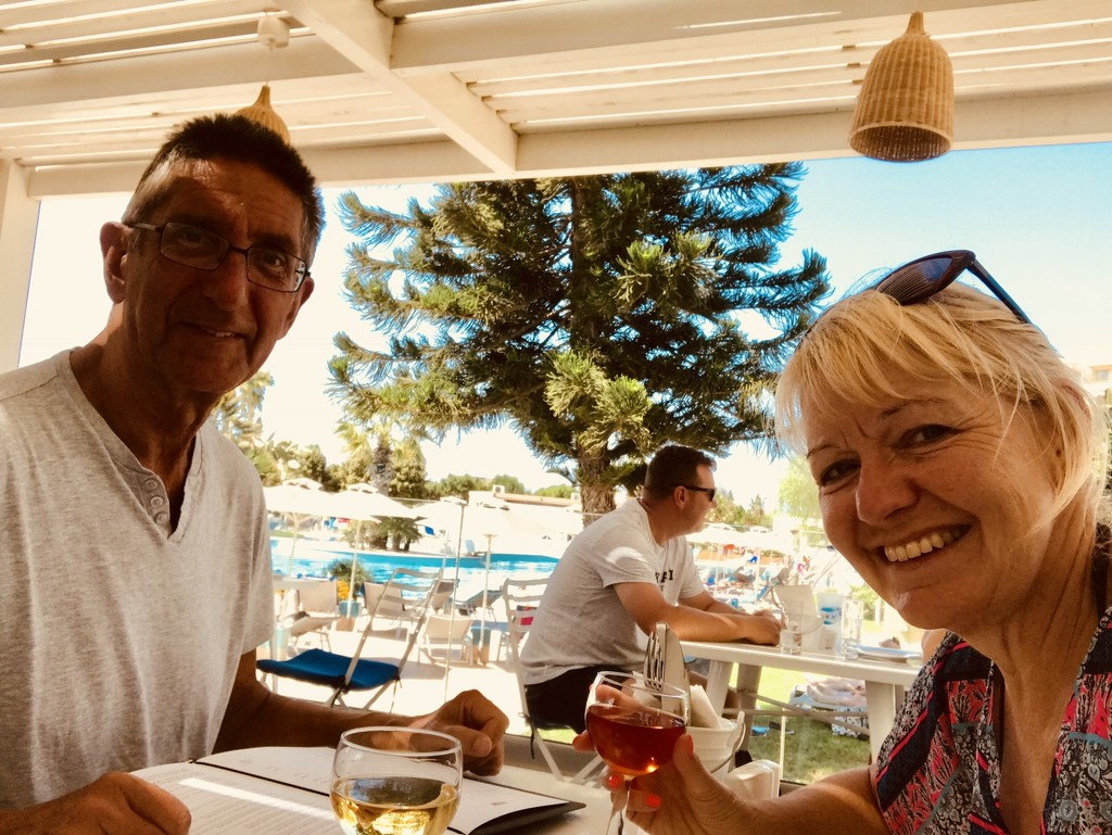 Final Lunch in the Greek by elainepenney