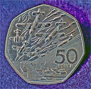 23rd Sep 2018 - 50 pence piece