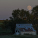 Full Moon Over Barn by kareenking