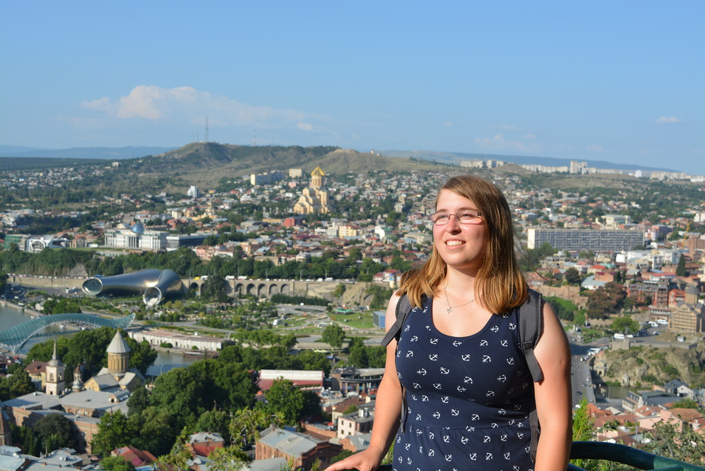 Beautiful view to Tbilisi by fortong