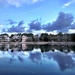 Cloud reflections at Colonial Lake by congaree
