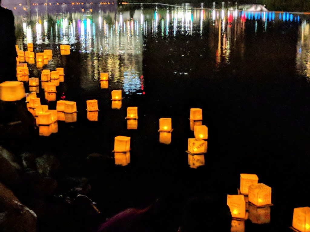 Water Lantern Festival by photogypsy