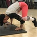 Working on Crow pose by jnadonza