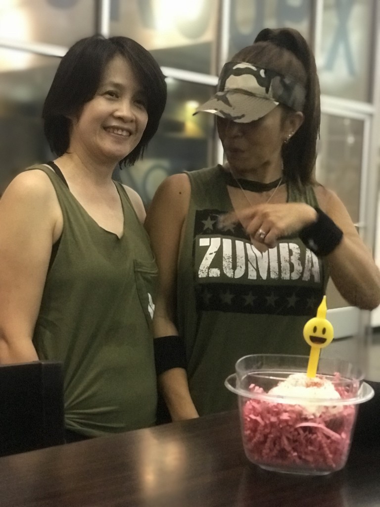 Birthday cupcake at the gym by jnadonza