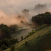 Misty Hillside at daybreak by shepherdmanswife