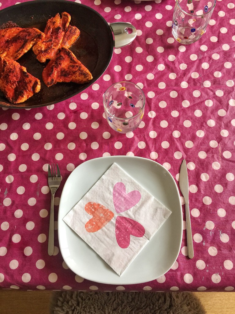 A meal with hearts.  by cocobella