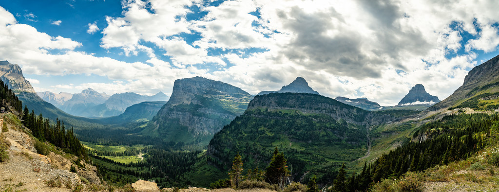 Panorama of  East Glacier National Park by 365karly1