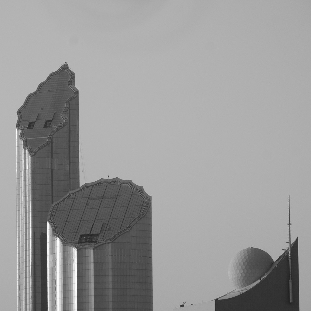 World Trade Center & Etisalat building, Abu Dhabi by stefanotrezzi
