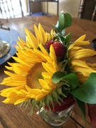 3rd Oct 2018 - Nancy gave me a bouquet of sunshine!