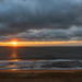sunrise over the ocean by jernst1779