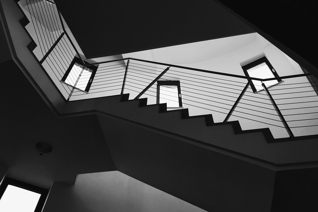 Stairs in b&w by vincent24