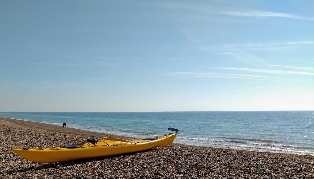 Beached Kayak by 4rky