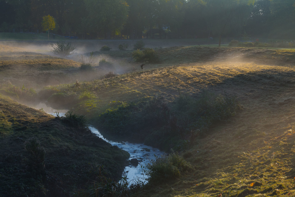 Mist on the River Wandle by rumpelstiltskin