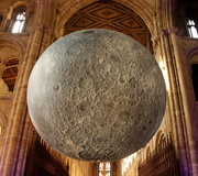 10th Oct 2018 - The moon comes to Peterborough Cathedral