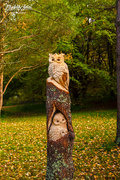 13th Oct 2018 - Owls carved into wood