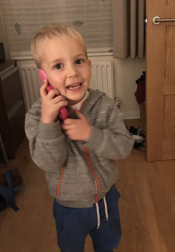 Hello Grandma .. Oliver Calling! by elainepenney