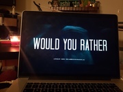 3rd Oct 2018 - Would You Rather