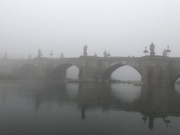 9th Oct 2018 - Old Main Bridge in the fog, Würzburg, Germany
