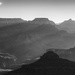 Black and White Rays At Yavapai Point Dawn by jgpittenger