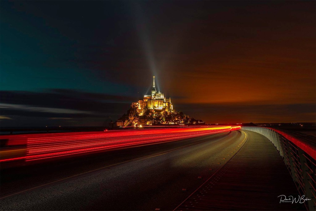 Mont St. Michel, France.  by paulwbaker