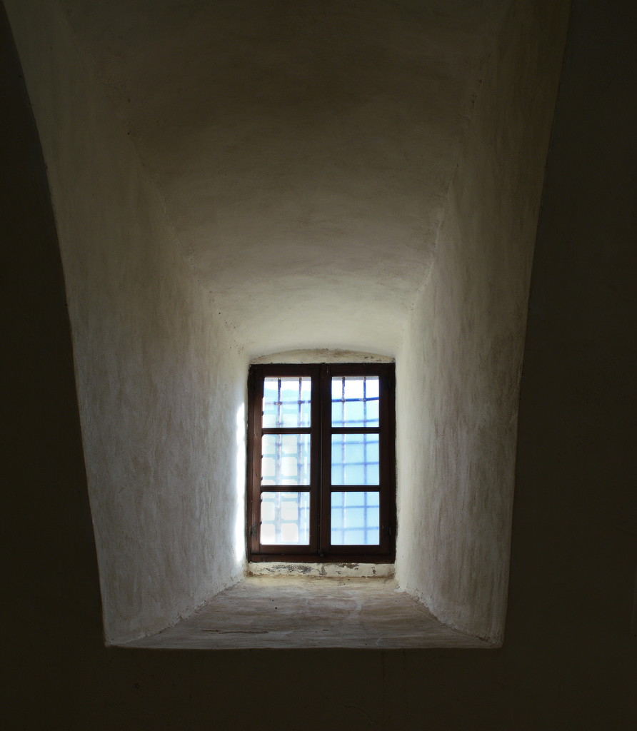 Window of a medieval castle  by caterina