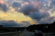 22nd Oct 2018 - Pretty sky on the highway