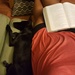 Reading & Napping by mariaostrowski
