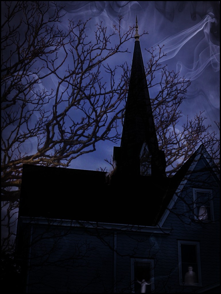 Spooky Steeple by olivetreeann