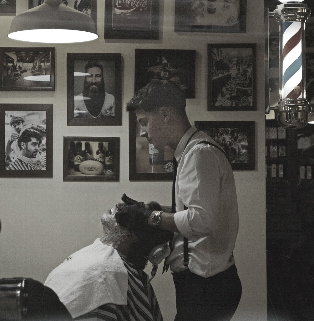 The barbershop  by caterina