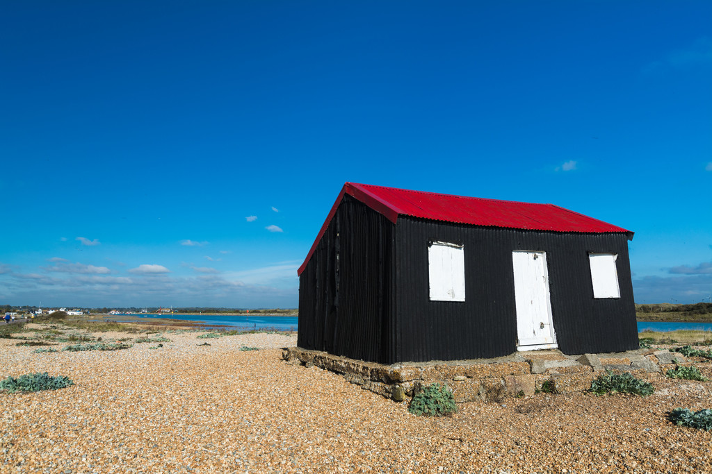 The fishing hut at Rye Bay by rumpelstiltskin