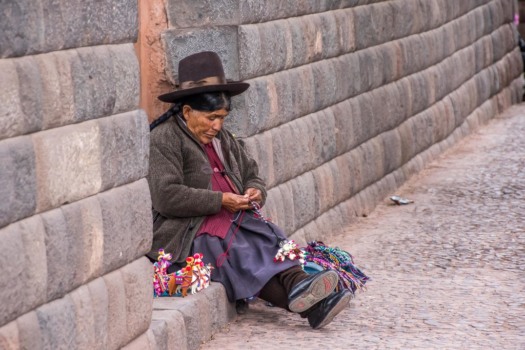 Cusco street vendor by darylo