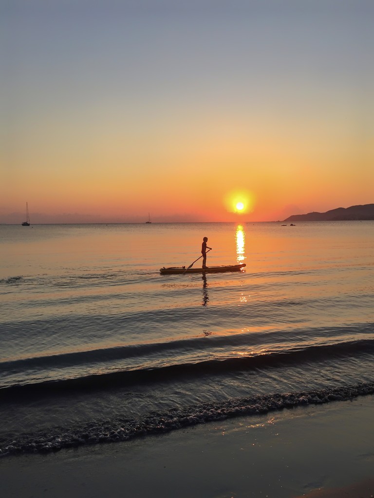 Sunset paddling.  by cocobella