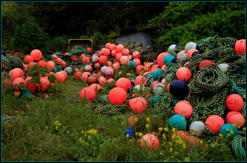 Buoys and ropes by the mile by dide