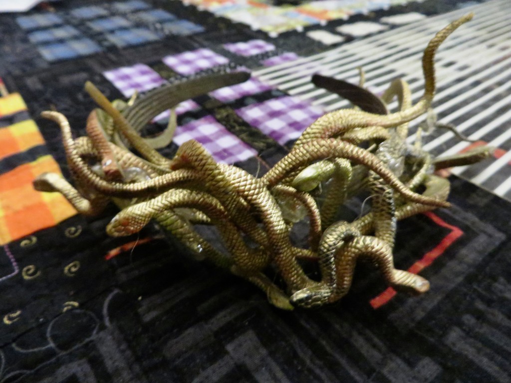 Snakes on a headband by margonaut