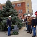 The tree goes up on Main St. by tunia