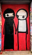 7th Nov 2018 - A Couple Hold Hands in the Street by Stik