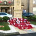 War Memorial Poppy Wreaths by davemockford