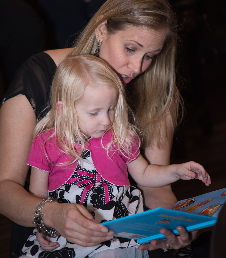 Reading with my mommy by dridsdale