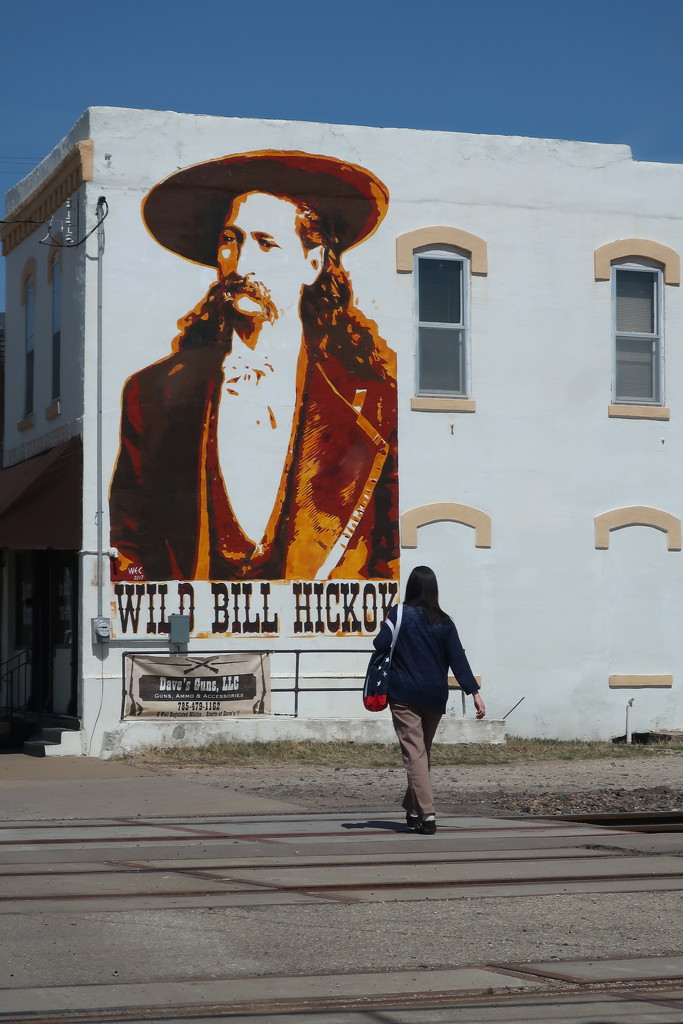 Wild Bill Hickock, a folk hero of the American Old West by louannwarren