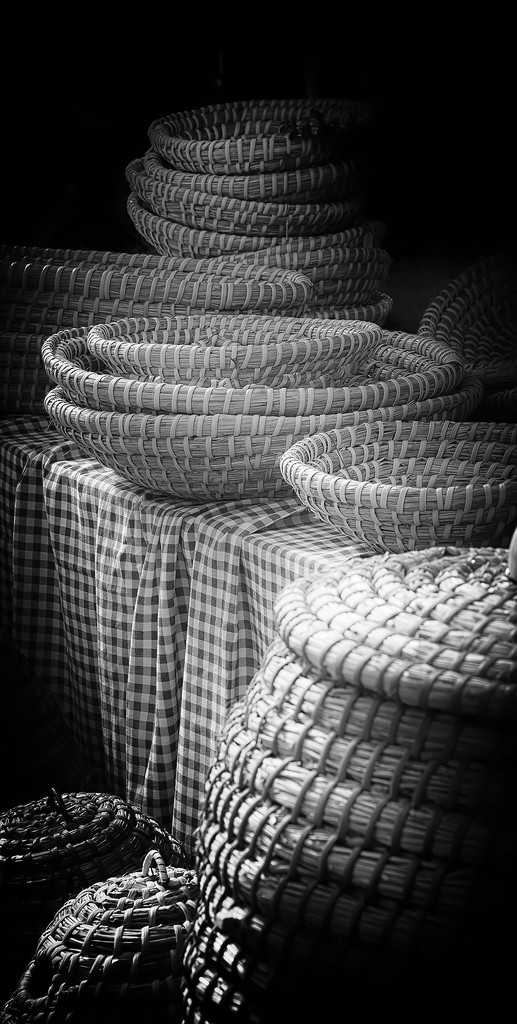 woven baskets by jerome