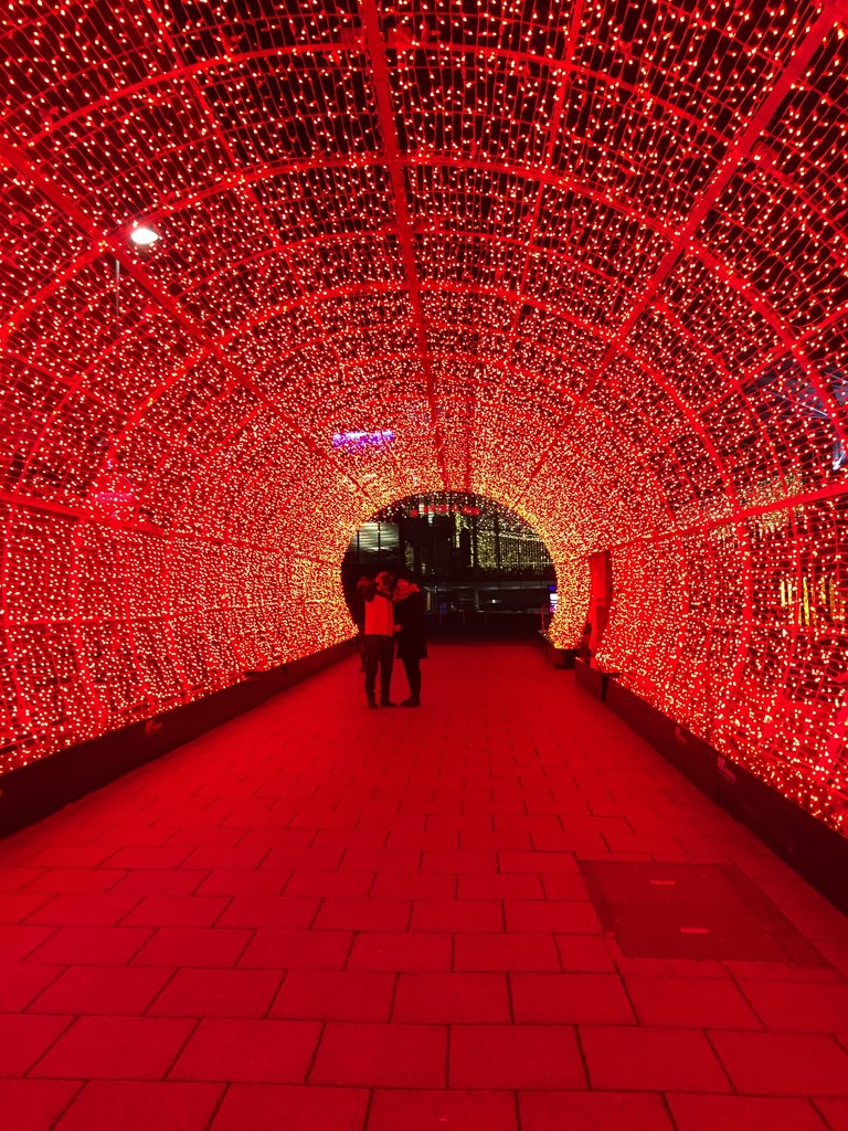 Tunnel of Light Red by gillian1912