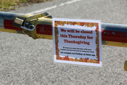 22nd Nov 2018 - Closed for Thanksgiving