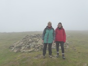 23rd Nov 2018 - Us at the Top.......almost lost in the fog 