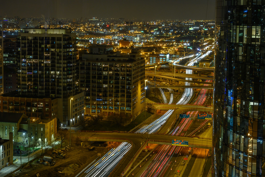 Light Trails to the South by taffy