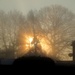 Sunrising through the fog by filsie65