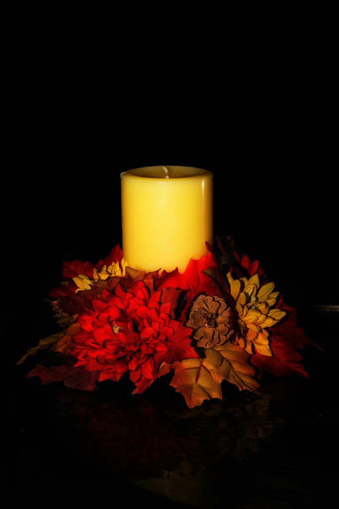 Fall Candle by jaybutterfield